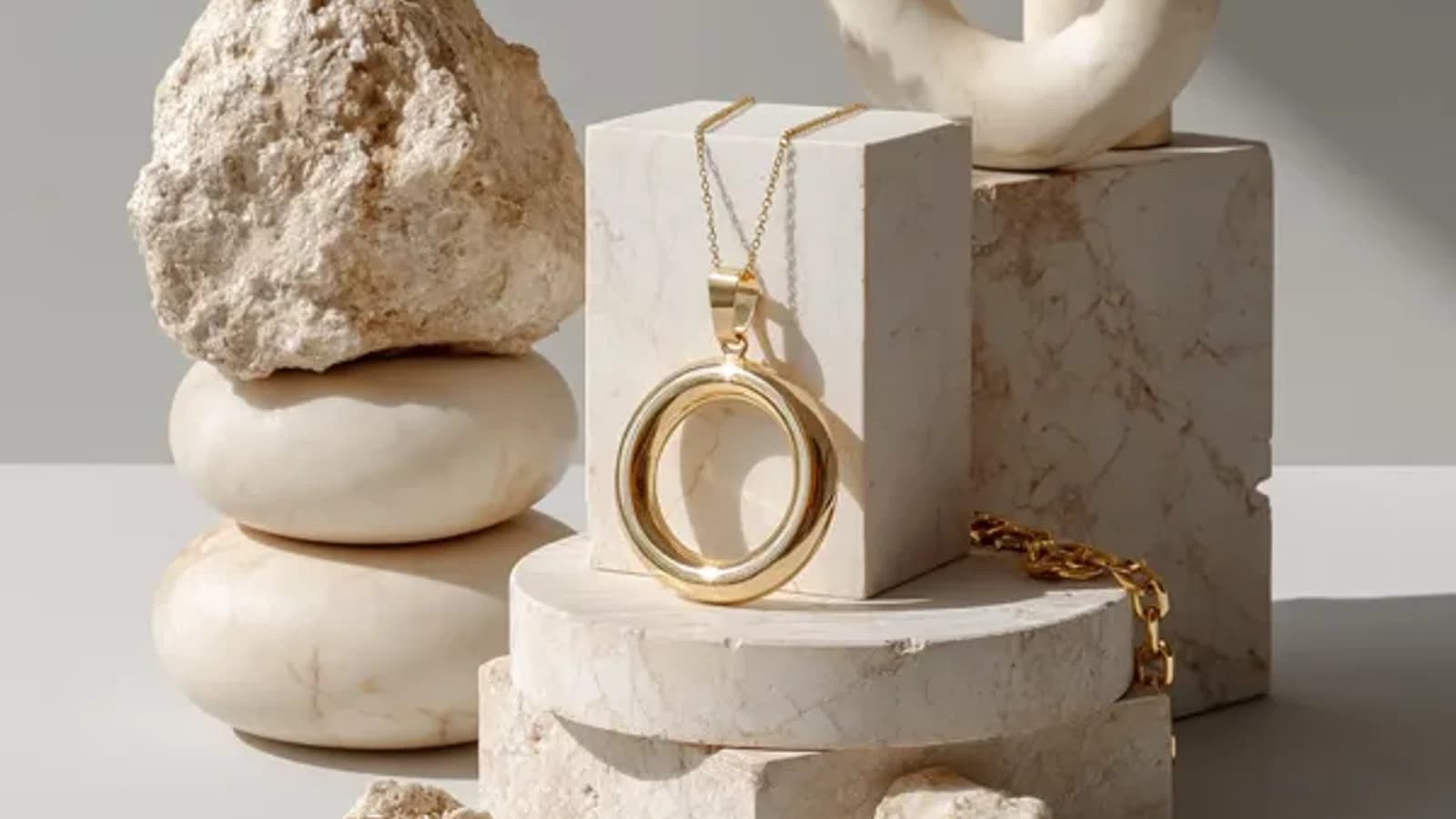 Antes y después del retoque de fotos de joyas con IA mostrando cómo las imágenes profesionales impulsan las conversiones en el e-commerce