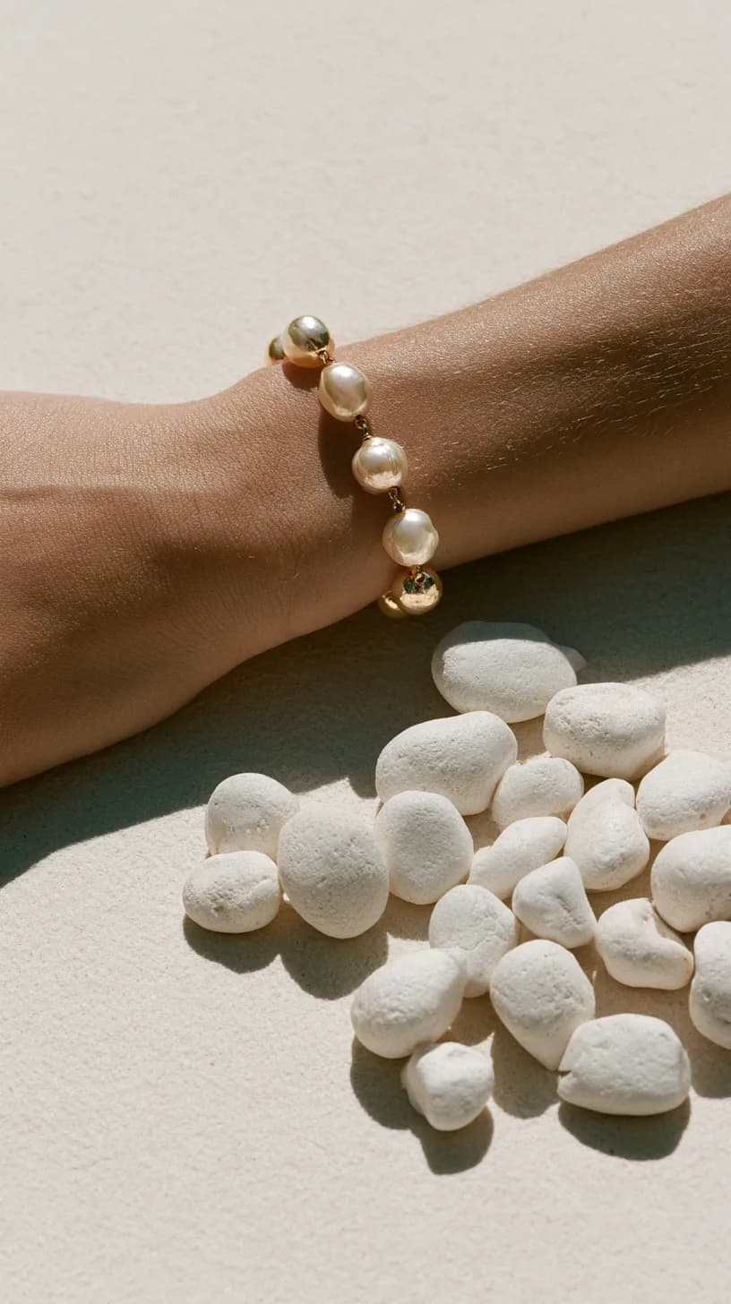 AI Bracelet Photographer — 手腕上的手镯和袖口 - 之后 example 2